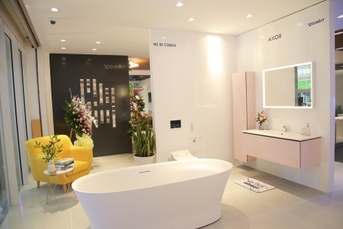 namin khai truong showroom cua hansgrohe va duravit